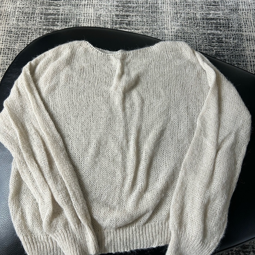 Elegant Cream Women's Sweater